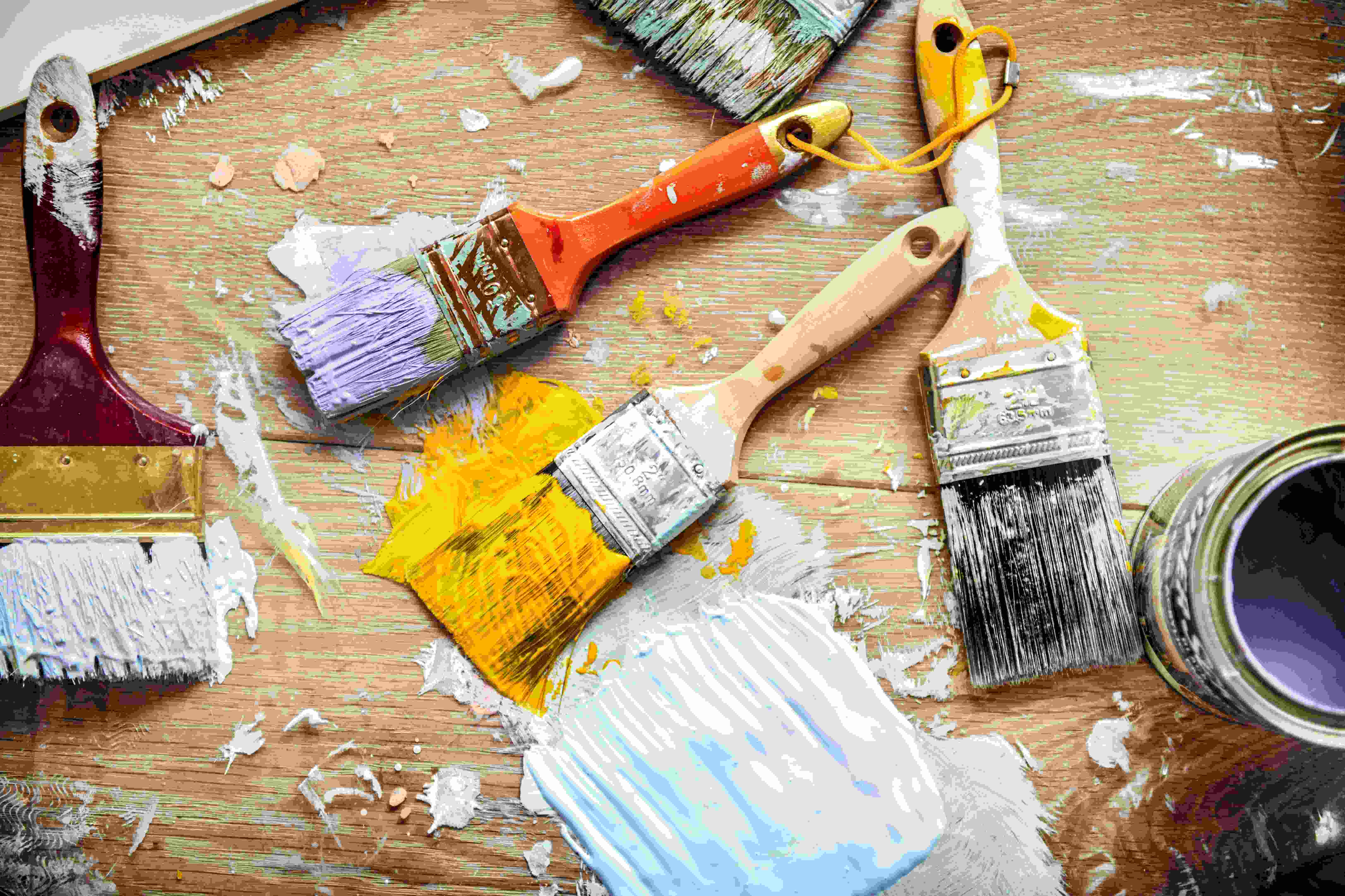 Paint brush oil